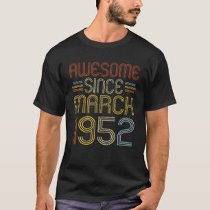 Camiseta 70.º Regalo De Cumpleaños De 70 Años De Edad Impre