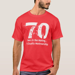 Camiseta 70.a ejecución divertida A5 de la calidad del