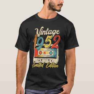 Camiseta 70 años de antigüedad Vieja Cinta de Cassette Retr