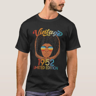 Camiseta 70 Años De Edad 70 Años De Edad Africano Negro