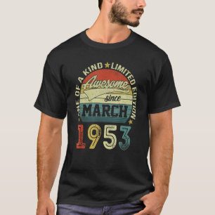 Camiseta 70 años de edad brutales desde marzo