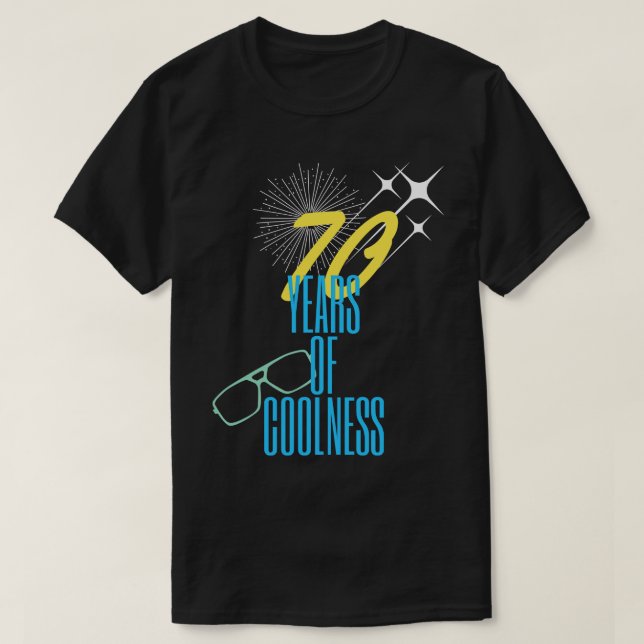 Camiseta 70 años de frescura (Diseño del anverso)
