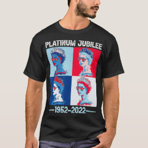 Camiseta 70 años de jubileo de platino Monarca británico 20