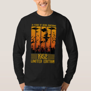 Camiseta 70 Años De Ser Impresionantes Tees 1952