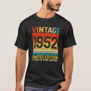 Camiseta 70 Años De Ser Una Magnífica Vintage 1952 70º Naci