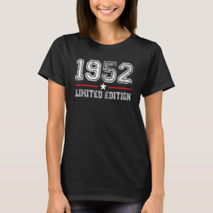 Camiseta 70 Años Hombres Damas de Cumpleaños 70 Años 1952 3