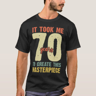 Camiseta 70 años para los hombres 70 años