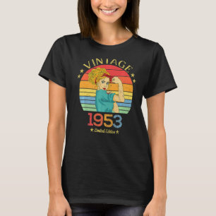Camiseta 70 años Vintage 1953 70º cumpleaños