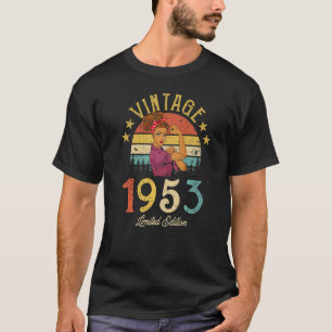 Camiseta 70 años Vintage 1953 70º cumpleaños 8