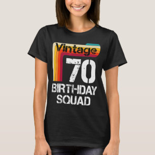 Camiseta 70 años Vintage de cumpleaños 70 años familia de c