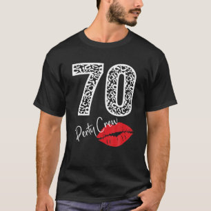 Camiseta 70 Fiestas Crew Bebe Regalos 70 Años Felices
