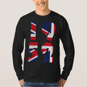 Camiseta 70° Jubileo Platino de Union Jack Queen en 1952