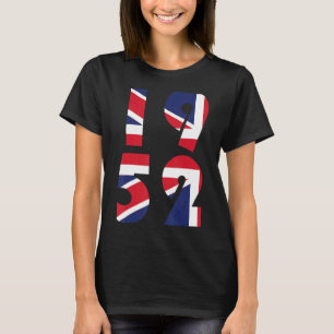 Camiseta 70° Jubileo Platino de Union Jack Queen en 1952
