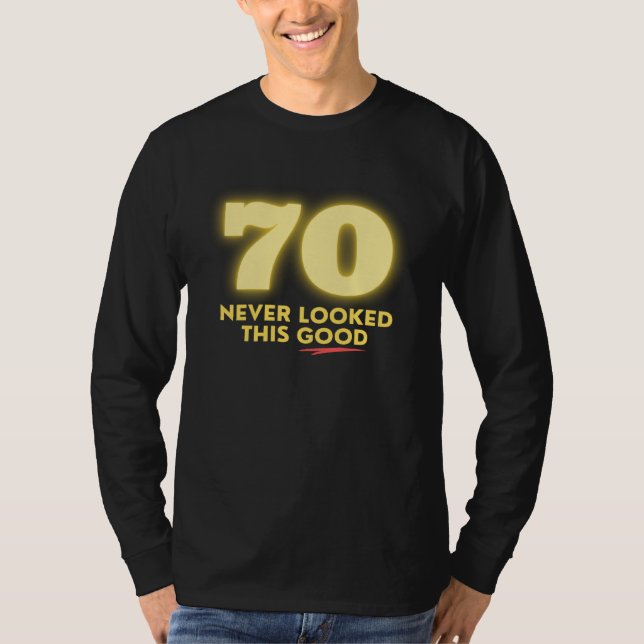 Camiseta 70 Nunca Se Veía Tan Bien (Anverso)