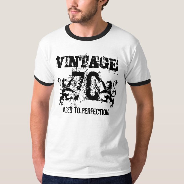 Camiseta 70.o Cumpleaños (Anverso)