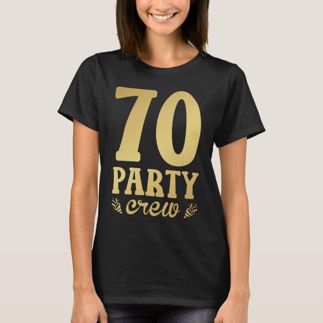 Camiseta 70 tripulantes Fiestas 70ª mujeres natales (Anverso)