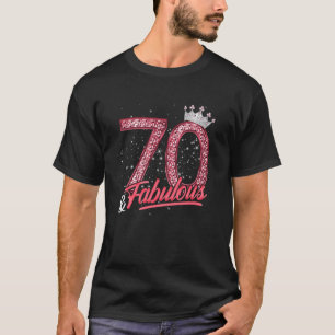 Camiseta 70 y fabulosas 70 Nacidas Mujeres Chicas Diamante