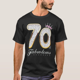 Camiseta 70 y fabuloso Diamante C de 70 años