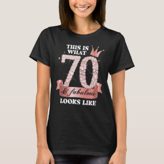 Camiseta 70 y fabuloso Grupo Fiesta de Engranaje Negro Cand