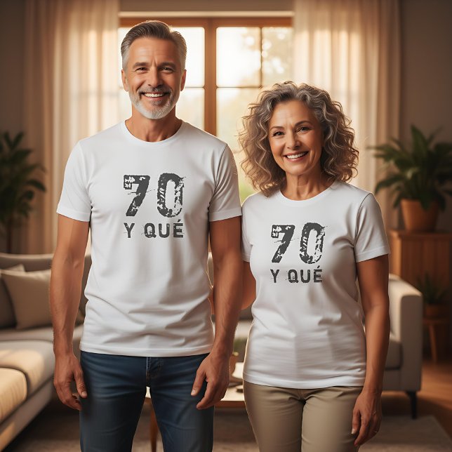Camiseta 70 y qué gracioso 70 cumpleaños (Subido por el creador)