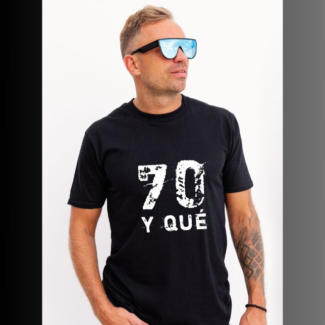 Camiseta 70 y qué gracioso 70 cumpleaños (Subido por el creador)