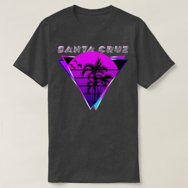 Camiseta 70er 80er in California City Santa Cruz (2)  (Diseño del anverso)