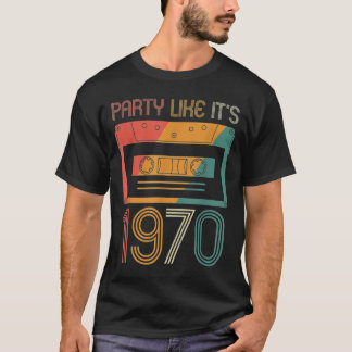 Camiseta 70's 1970, setenta Fiestas como su 1970