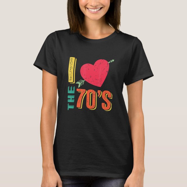 Camiseta 70s Outfit For Women & Men This Is My 70s Costume  (Anverso)