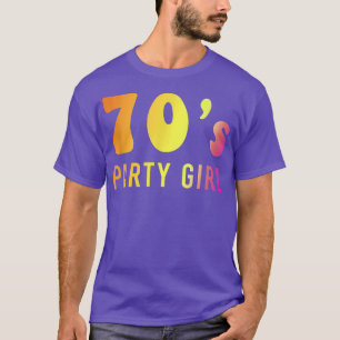 Camiseta 70s Party Girl Made In 1970s Music Hippie Vintage