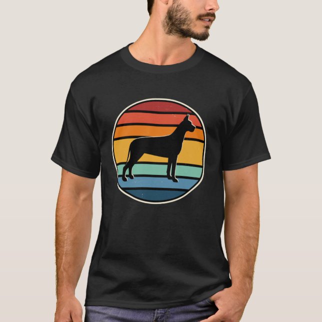 Camiseta 70s Retro Vintage Great Dane (Anverso)