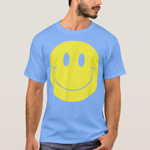 Camiseta 70s Yellow Smile FaceCute Happy Peace Smiling Face
