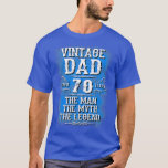 Camiseta 70th birthday gifts for dad best gifts for 70 year<br><div class="desc">70th birthday gifts for dad best gifts for 70 year old  .Great shirt for yourself,  family,  grandpa,  grandma,  grandmother,  grandfather,  mom,  dad,  sister,  brother,  uncle,  aunt,  men,  women or anyone on birthday,  summer,  Mother's Day,  Father's Day,  Family Day,  Thanksgiving,  Christmas or any anniversary</div>