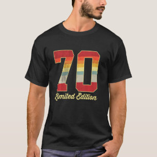 Camiseta 70th Birthday Vintage Limited Edition 1952 70 Year