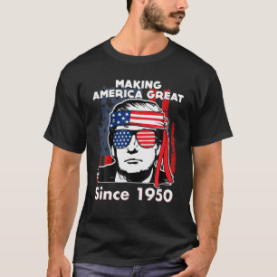 Camiseta 71º Cumpleaños, Haciendo Grande A Estados Unidos D