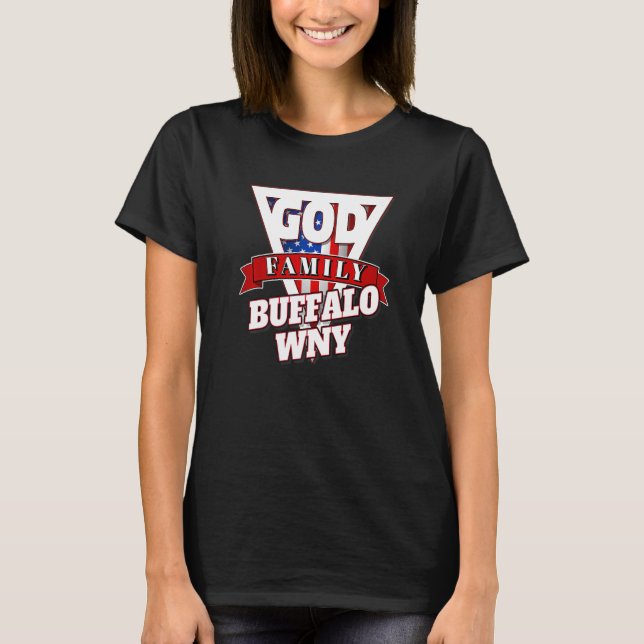 Camiseta 716 Código de área Buffalo Nueva York BFLO WNY par (Anverso)