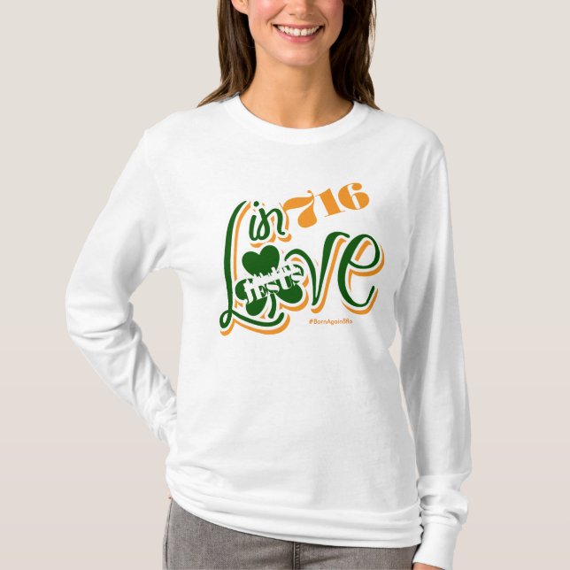 Camiseta 716 en el amor de JESÚS, Gráfico en ropa (Anverso)