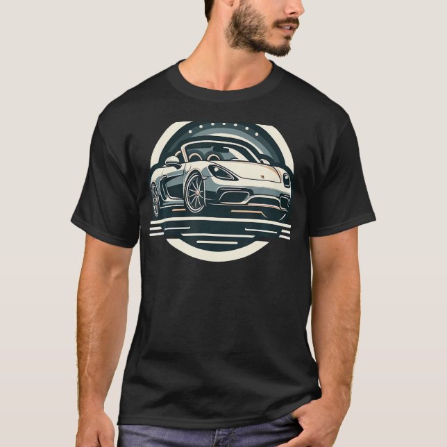 Camiseta 718 Boxster Sports Car (Anverso)