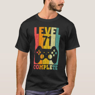 Camiseta 71.ª Decoración De Mujeres De Nivel 71 Años