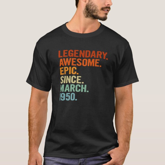 Camiseta 71.ª Épica Legendaria Desde El 1 De Marzo (Anverso)