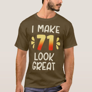 Camiseta 71.º cumpleaños