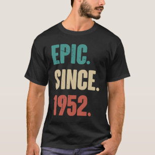 Camiseta 71 años Vintage 1952 Cumpleaños 71ª Decorati