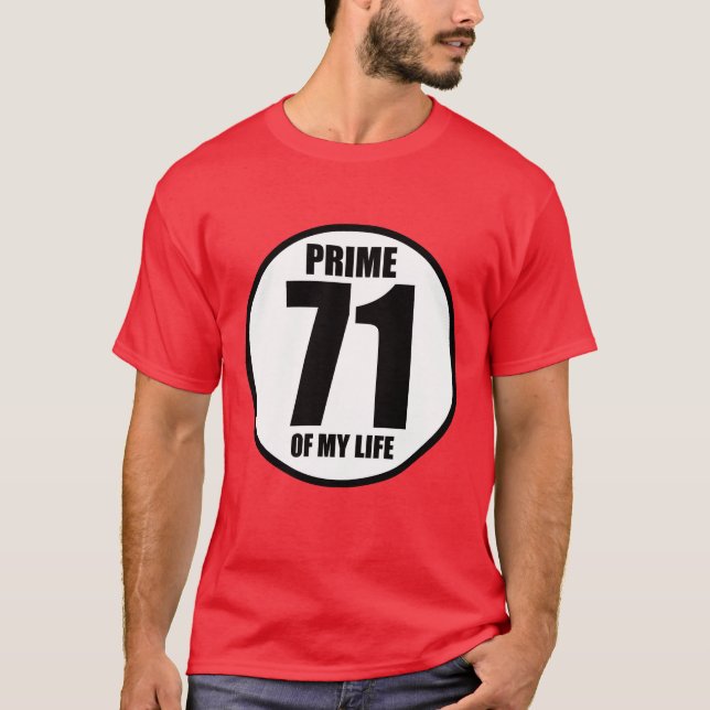 Camiseta 71 - prima de mi vida (Anverso)