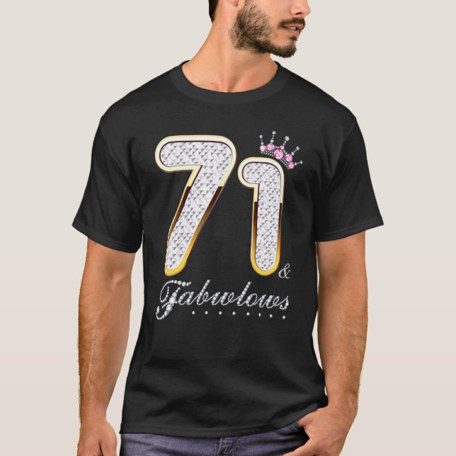 Camiseta 71 y fabuloso Diamante C de 71 años de edad (Anverso)