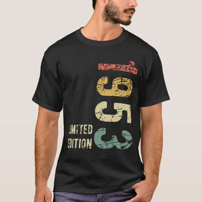 Camiseta 71st Birthday Gift 1953 Edición limitada 71 años (Anverso)