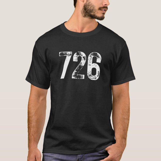 Camiseta 726 Código de área Área Telefónica Móvil San Anton (Anverso)