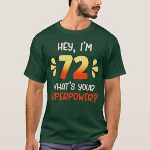 Camiseta 72.º cumpleaños 2