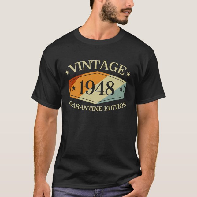 Camiseta 72 años de edad 72 cumpleaños edición de cuarenten (Anverso)