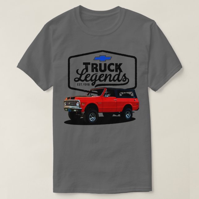 Camiseta 72 Chevy Blazer (Diseño del anverso)