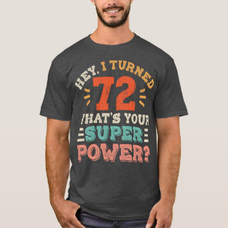 Camiseta 72 cumpleaños