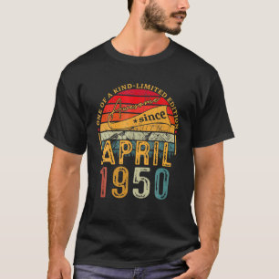 Camiseta 72 Year Old Awesome Since April 1950 Gifts 72Nd Bi